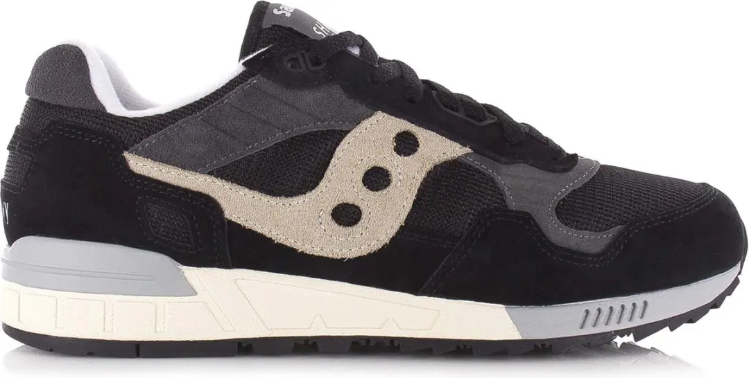 Saucony Shadow 5000 Sneakers Heren - 44 - Zwart/Dark Grey/Beige