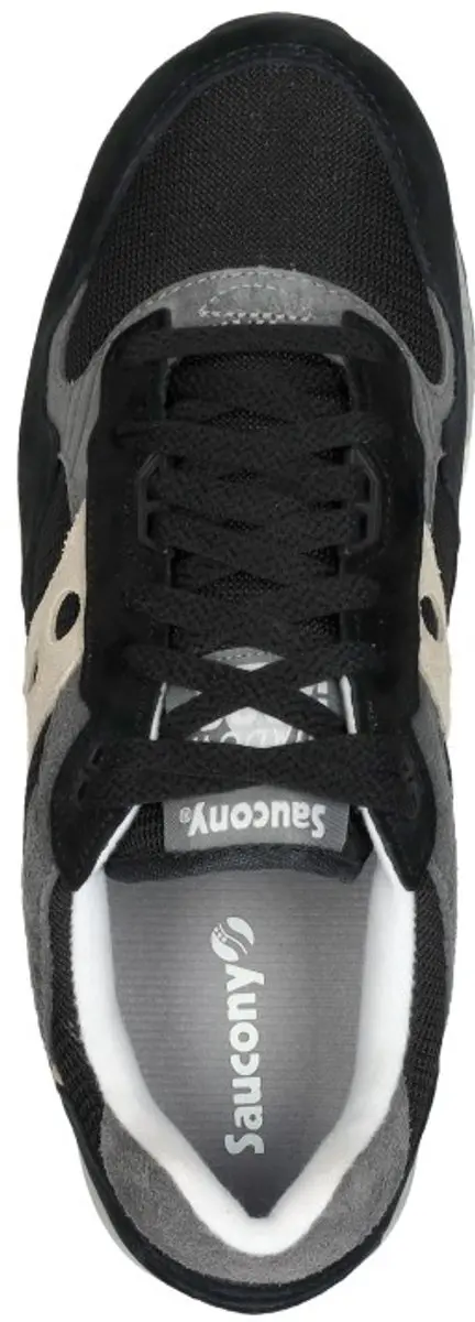 Saucony Shadow 5000 Sneakers Heren - 44 - Zwart/Dark Grey/Beige