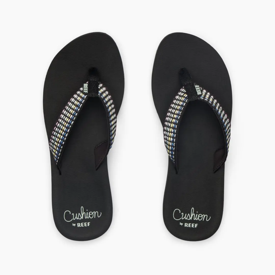 Reef BAJA ELANA BLACK/FROSTY Dames Slippers