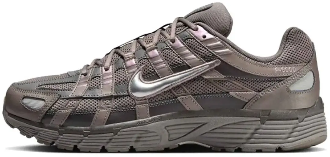 Nike P-6000 Cave Stone Medium Ash Flat Pewter Metallic Silver