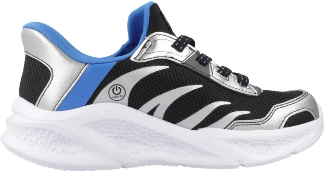 Skechers Meteor Light Brisk Jongens Sneakers - Zilver - afbeelding 6 van 6