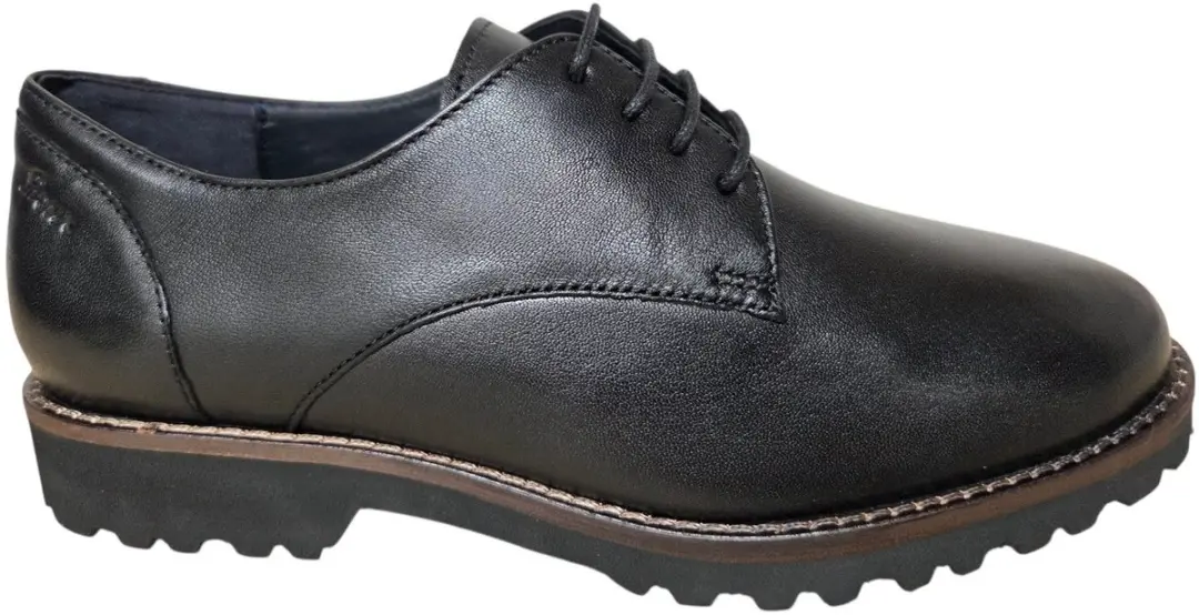 Sioux 62823 700 H Veterschoenen Zwart Leer Dames