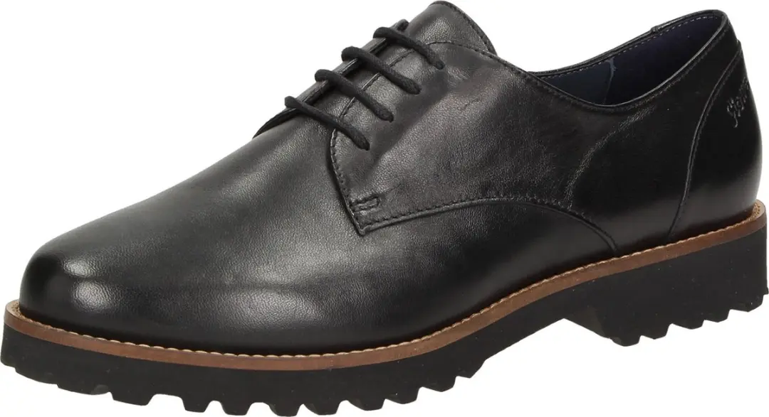 Sioux 62823 700 H Veterschoenen - Zwart Leer Dames 37