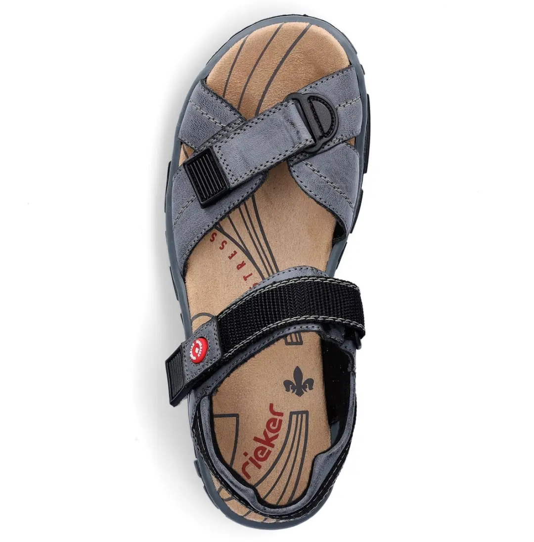 Rieker 68851 Trekking Sandalen - Blauw-Grijs - afbeelding 4 van 6