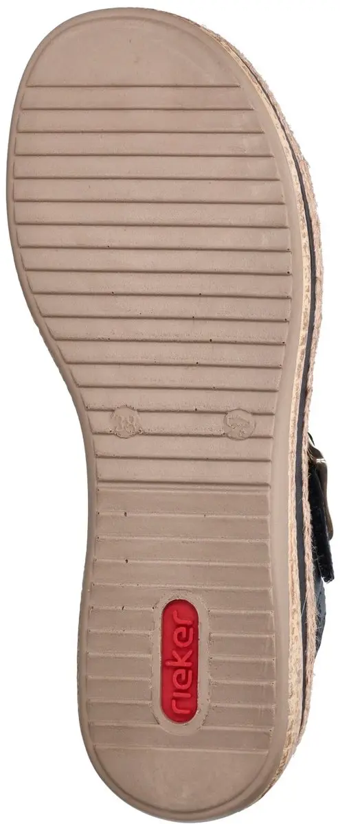 Rieker Sandalen zwart Synthetisch - Dames - Maat 41 - afbeelding 3 van 6