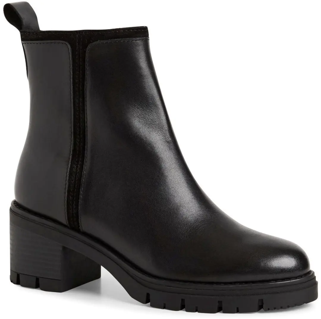 Marco Tozzi Dames Enkellaarsje 2-25452-45 001 F-breedte Maat: 40 EU
