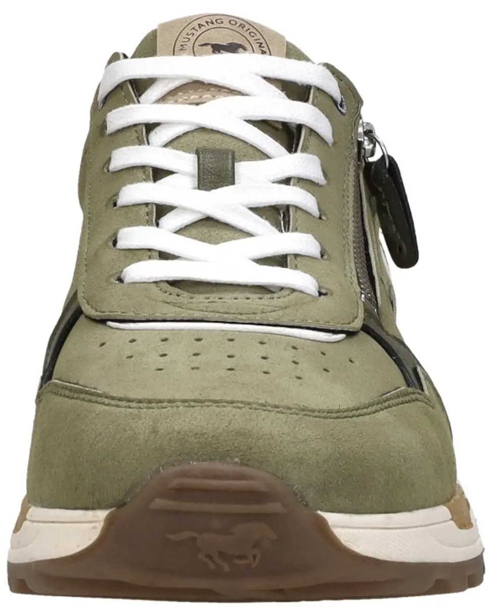 Mustang Heren Sneakers - Groen - Maat 40 - afbeelding 3 van 6