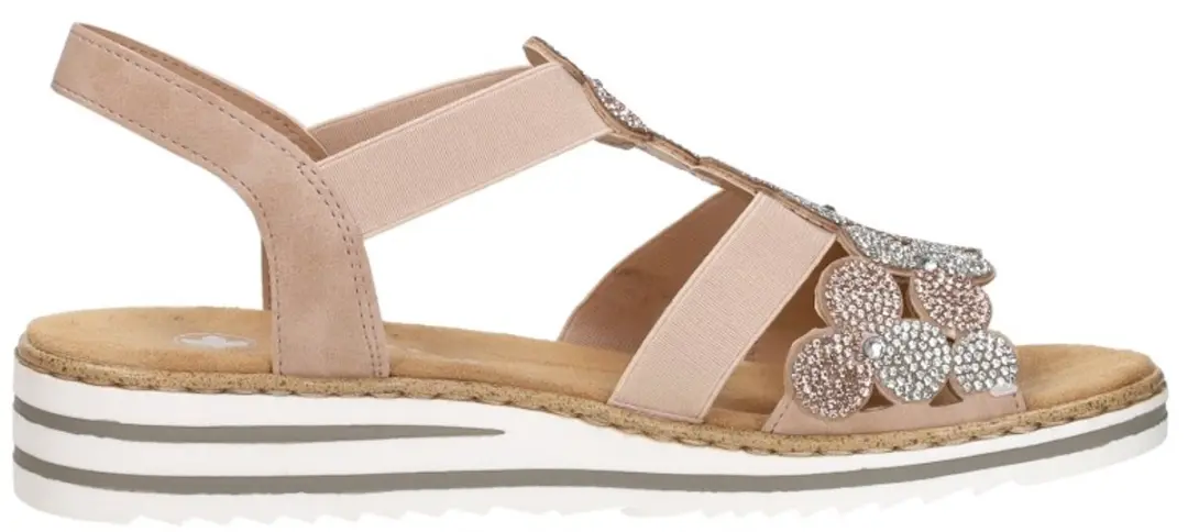 Rieker Sandalen Plat Sandalen Plat