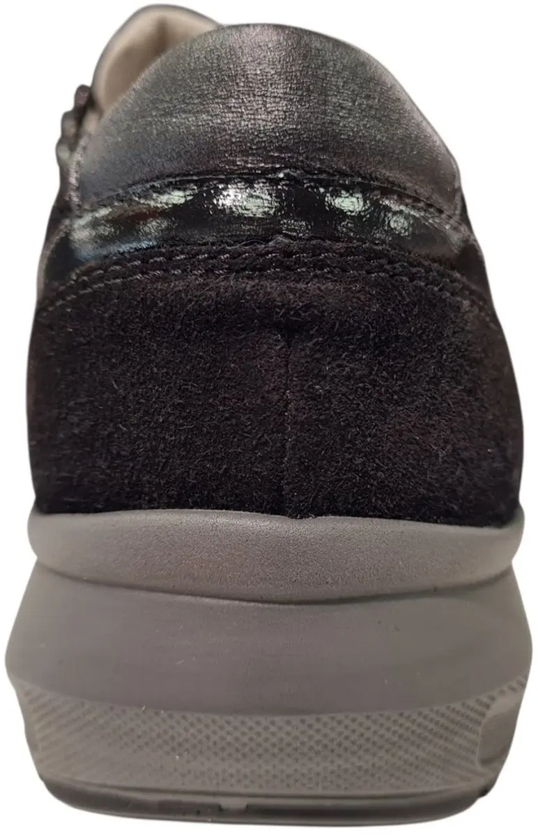 Wäldlaufer Leren Dames Sneakers 831004-980-768 - Zwart - Maat 39