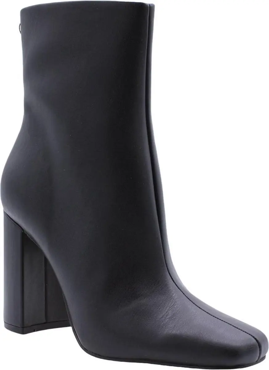 GUESS Damesschoenen Beaker Blockhak Zwart Leer EU 41