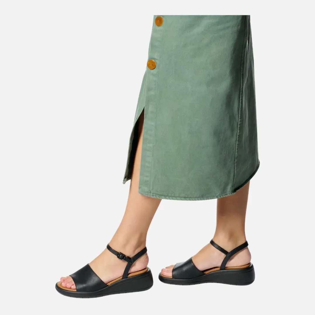 Geox Meliconia Dames Sandalen - 36 - Zwart - afbeelding 6 van 6
