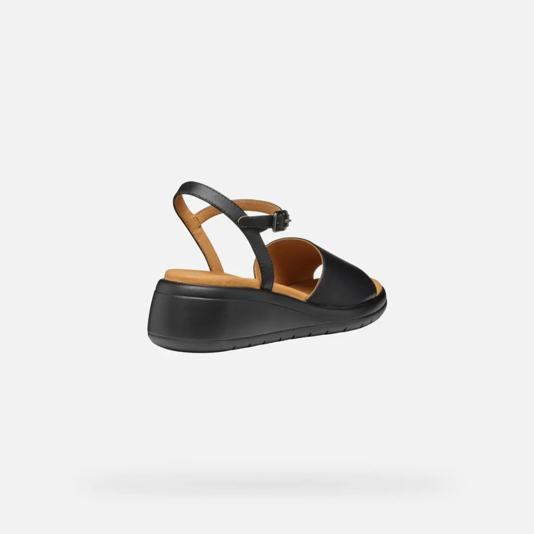 Geox Meliconia Dames Sandalen - 36 - Zwart