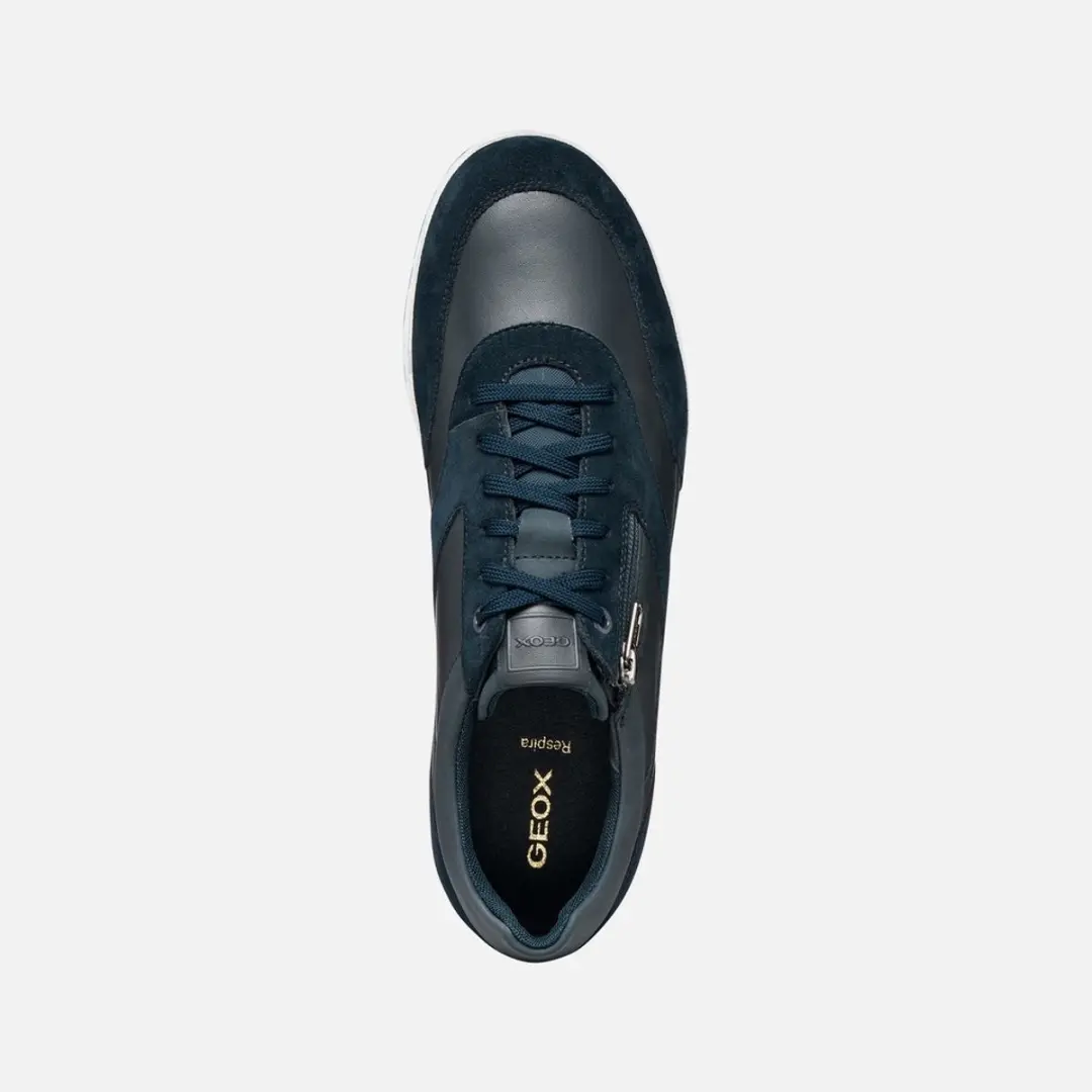 Geox Renan Heren Sneakers - Marineblauw - Maat 42 - afbeelding 6 van 6