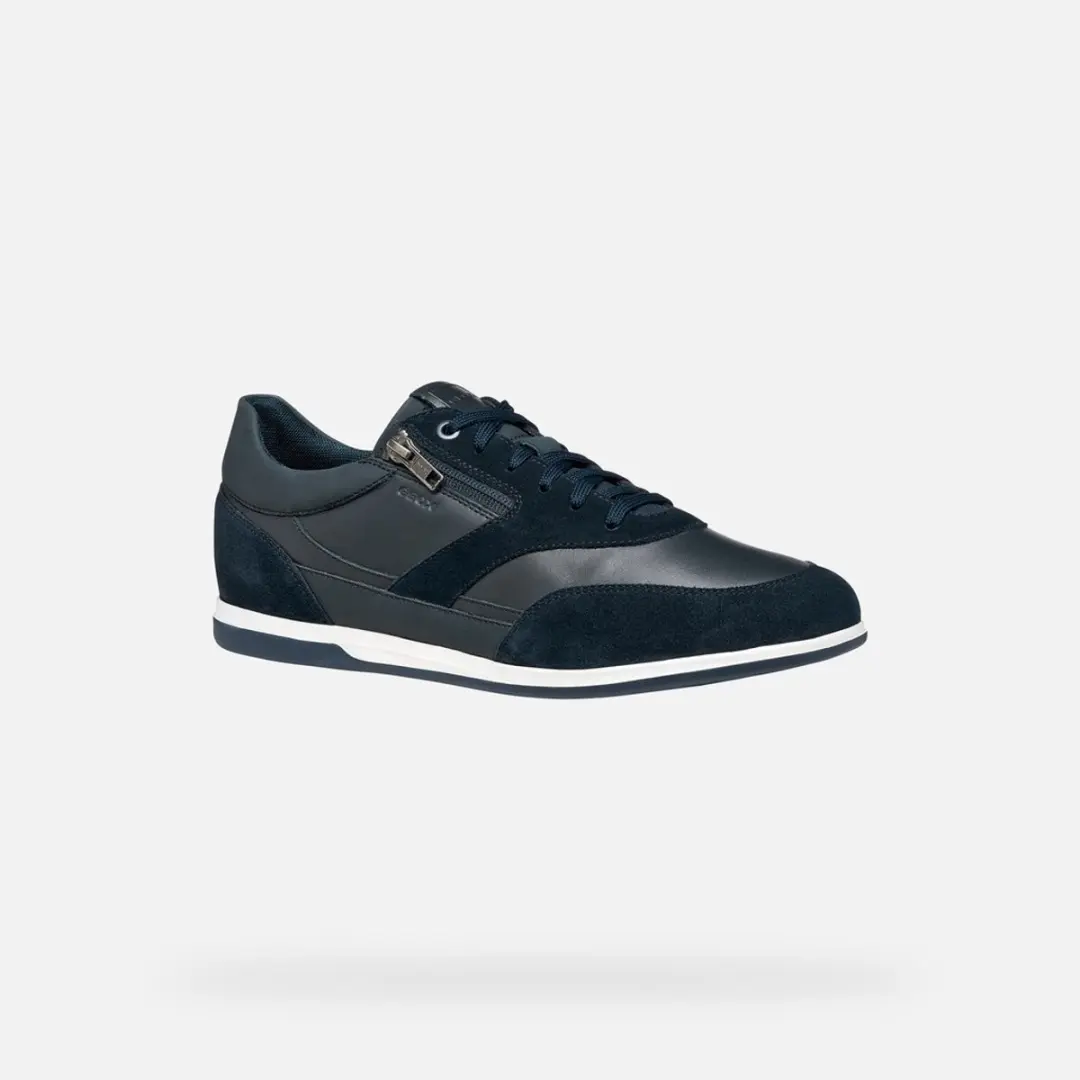 Geox Renan Heren Sneakers - Marineblauw - Maat 42 - afbeelding 4 van 6