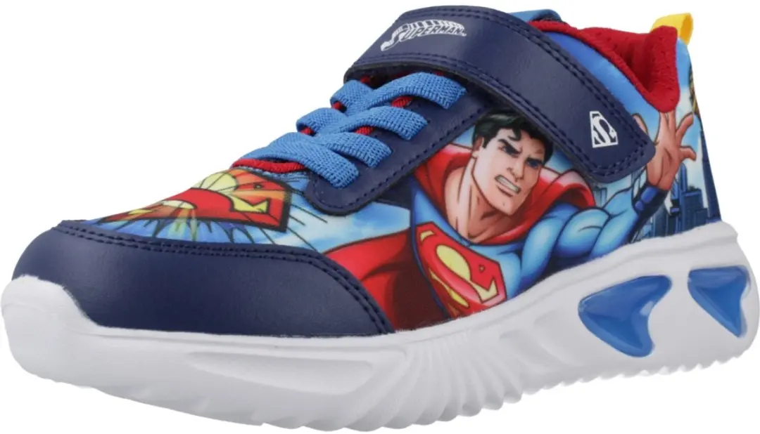 Geox Assister Jongens Schoenen - Maat 32 - Marineblauw/Lichtblauw