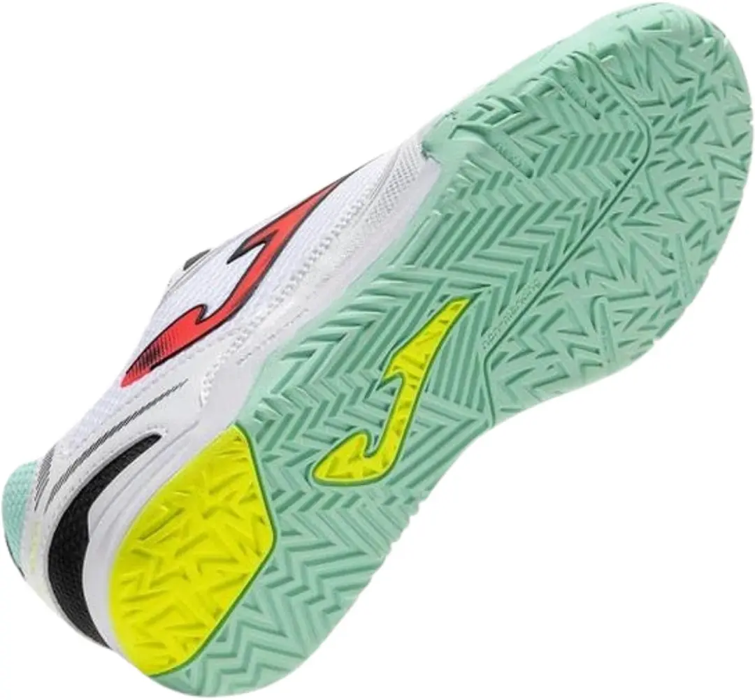 Joma Dribling Indoor Voetbalschoenen - Wit/Turquoise 41 - afbeelding 2 van 6