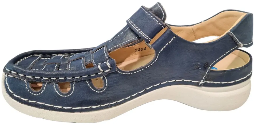 Wolky Dames Comfortschoenen Rolling Sun 07204 - Blauw - afbeelding 4 van 6