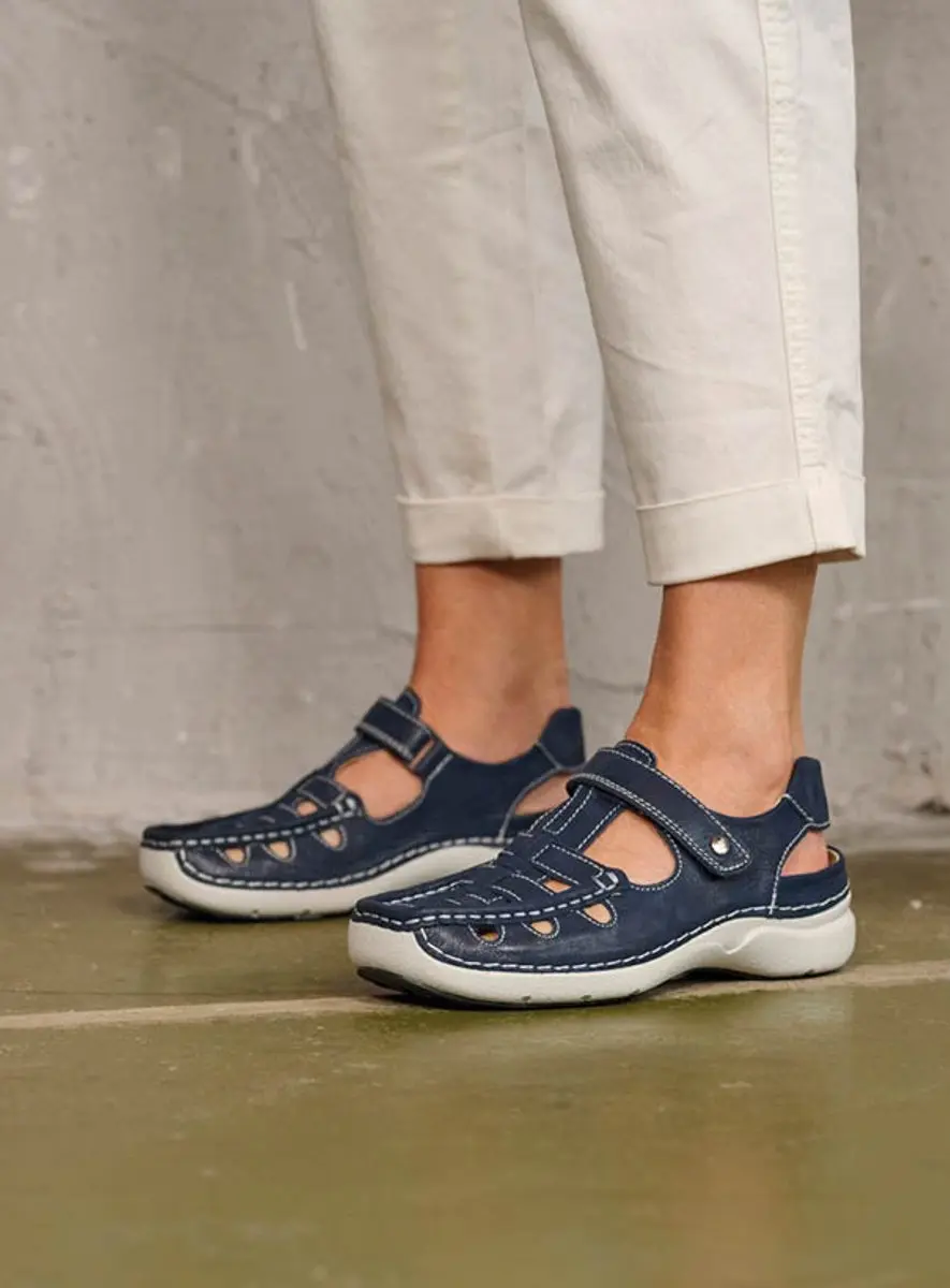 Wolky Dames Comfortschoenen Rolling Sun 07204 - Blauw - afbeelding 6 van 6