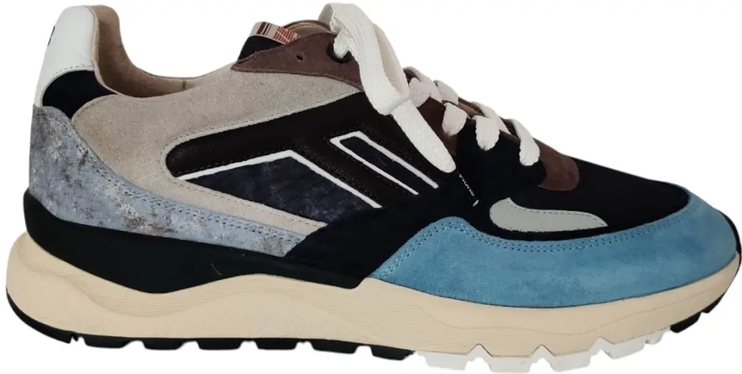 Floris van Bommel De Treener Sfm-10154 Sneakers - Blauw - Maat 42⅔ - afbeelding 3 van 6