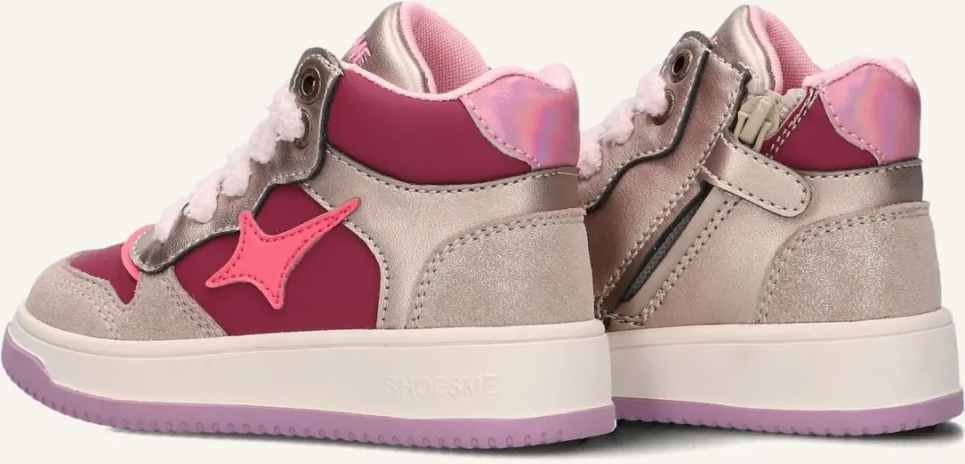 Shoesme No25w006 Sneakers - Meisjes - Roze - Maat 27 - afbeelding 3 van 6