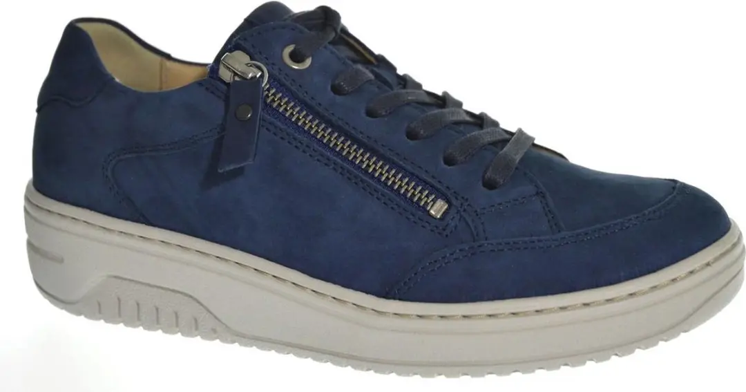 Hartjes Dames Veterschoenen 162.1703/20 - Blauw - Maat 38
