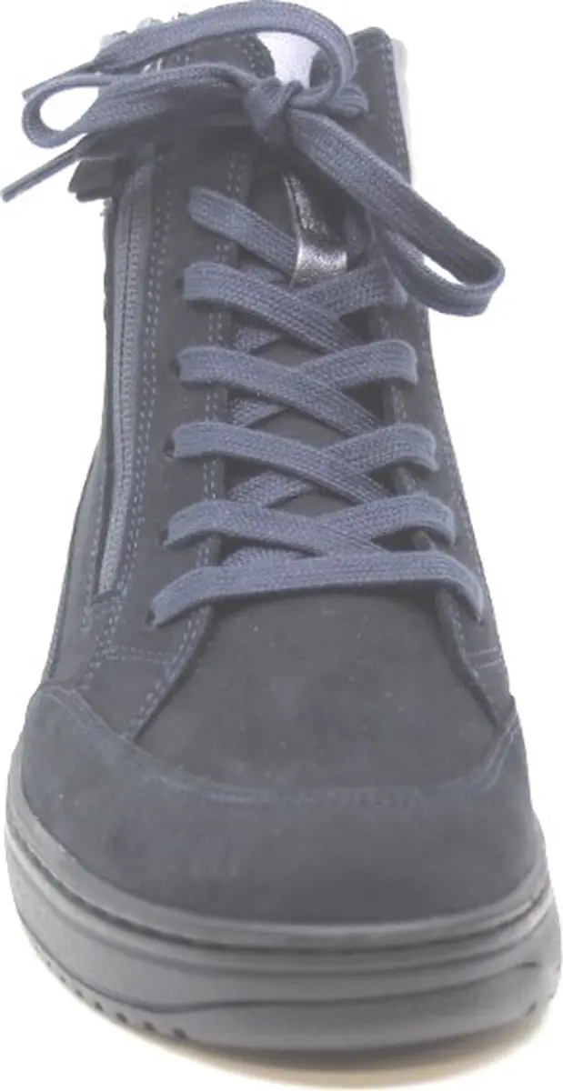 Hartjes - 172.1707/21 - Hoge sneakersVeterlaarzenDames veterschoenenDames sneakersHalf-hoge schoenen - Kleur: Blauw - Maat: 38 - afbeelding 5 van 6