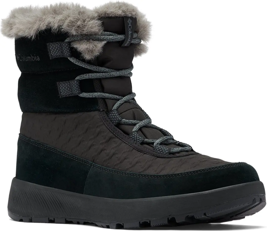Columbia SLOPESIDE PEAK LUXE dameslaarzen winterschoenen 1979551 010 zwart