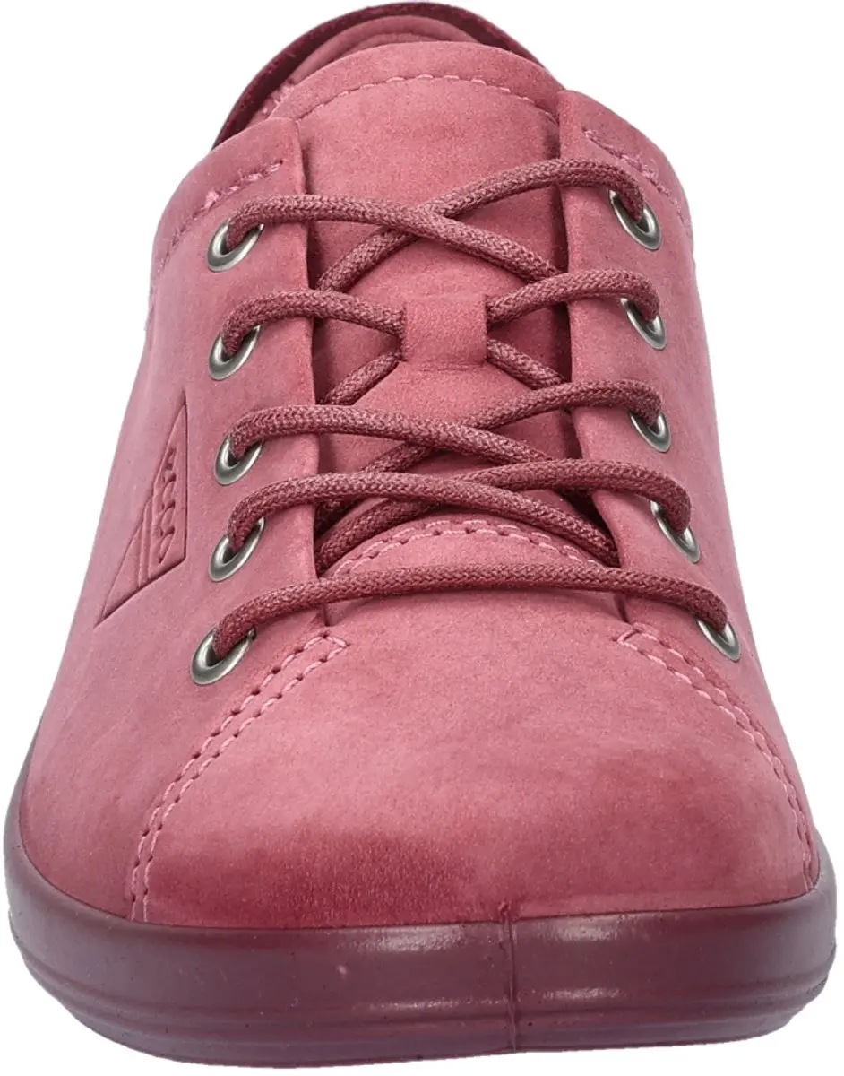 ECCO Soft 2.0 Dames Sneaker - Rood - Maat 40 - afbeelding 5 van 6