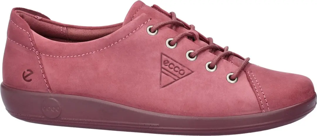 ECCO Soft 2.0 Dames Sneaker - Rood - Maat 40 - afbeelding 6 van 6