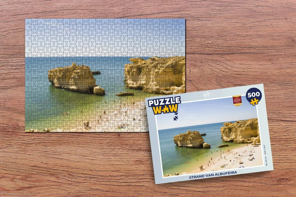 PuzzleWow Albufeira Legpuzzel 500 Stuks - Multicolor
