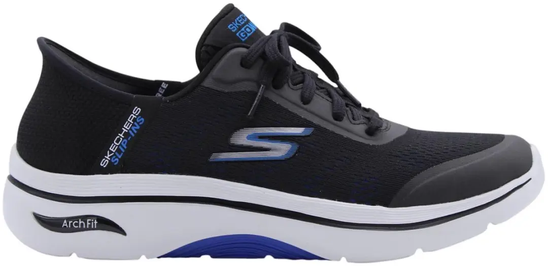 Skechers Heren Schoenen 216604-BKBL - Zwart - afbeelding 3 van 6