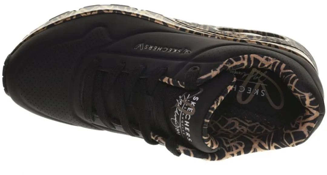 Skechers Uno JGoldcrown Love Sneakers 102420 - Zwart