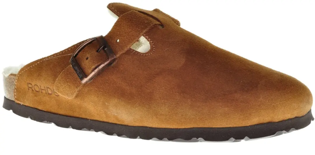 Rohde Pantoffels Wol Cognac maat 43