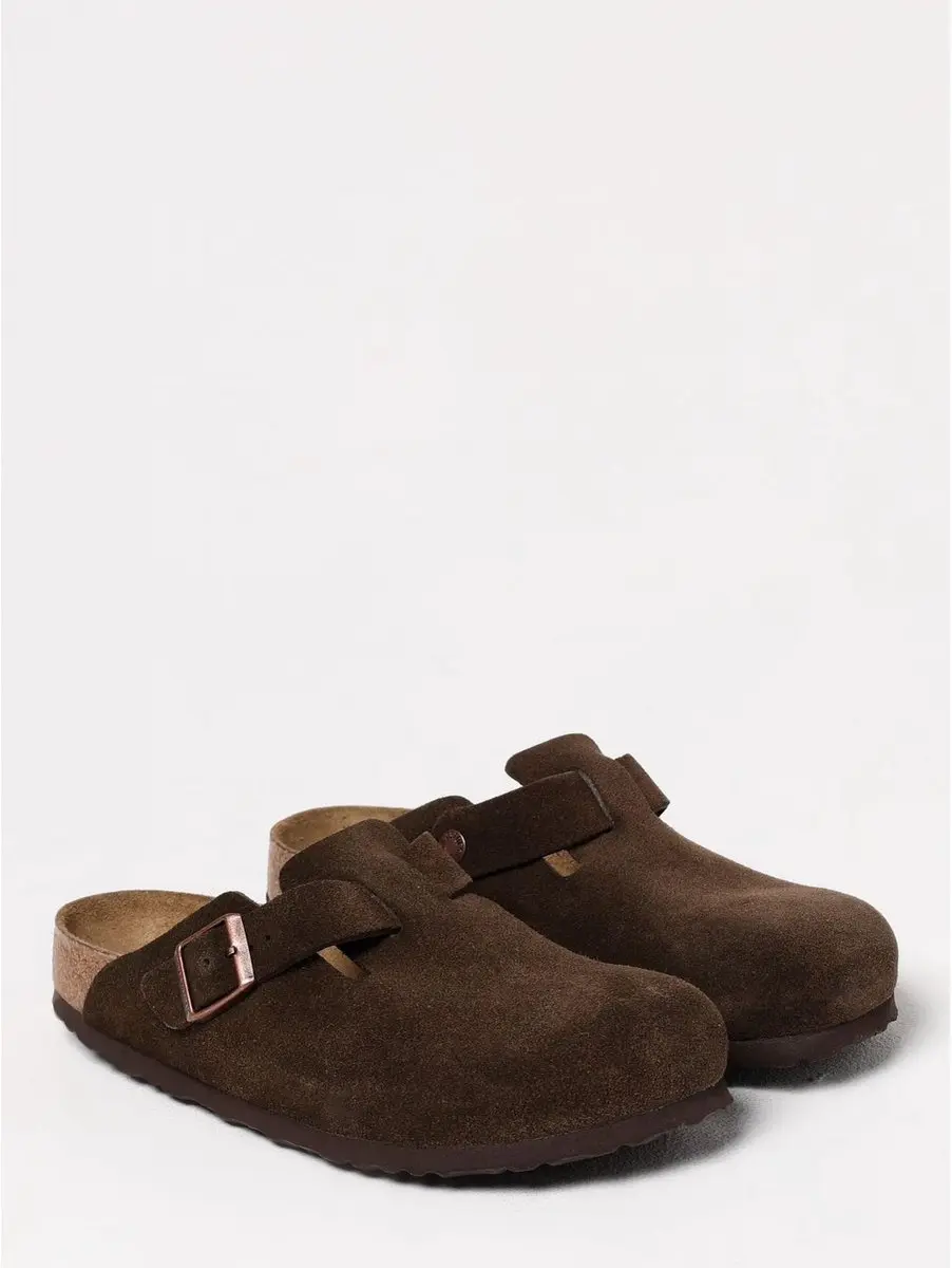 Birkenstock Boston VL WB Unisex Clogs - Mocca - Maat 42