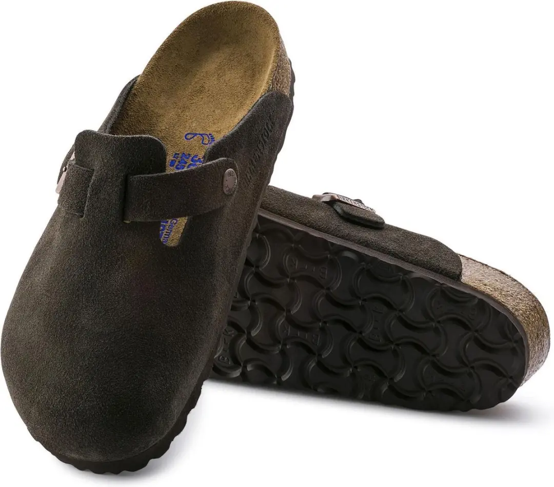 Birkenstock Boston VL WB Unisex Clogs - Mocca - Maat 42