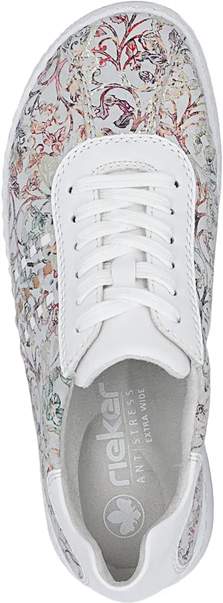 Rieker Lage Leren Sneakers Mirror - 37