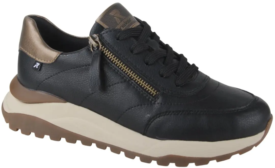 Rieker Sneaker W2505-00 Zwart