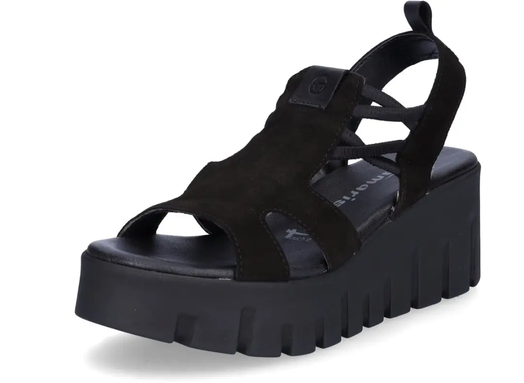 Tamaris Dames Sandaaltje 1-28717-44 001 Maat: 39 EU