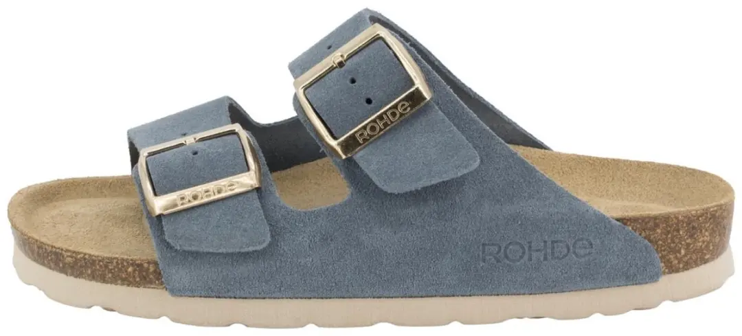 Rohde 5590 55 Slippers Blauw Suede Dames - 42