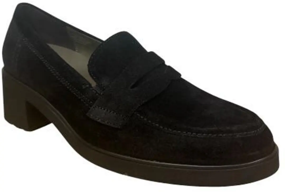 Gabor Suede Blok Hakje 6536 5 - Zwart - Maat 39 - afbeelding 2 van 6