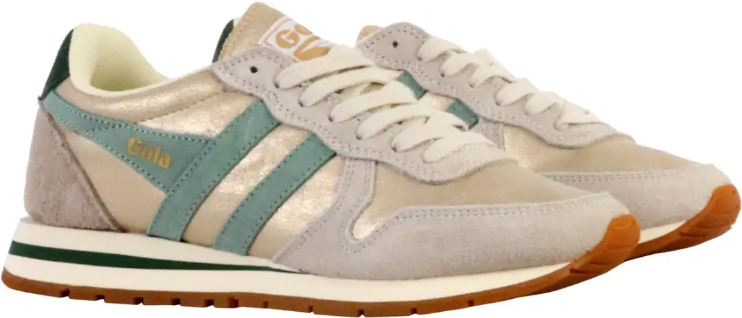 Gola Daytona Blaze CLB338 Damestrainers - 41 - Gold-Green Mist