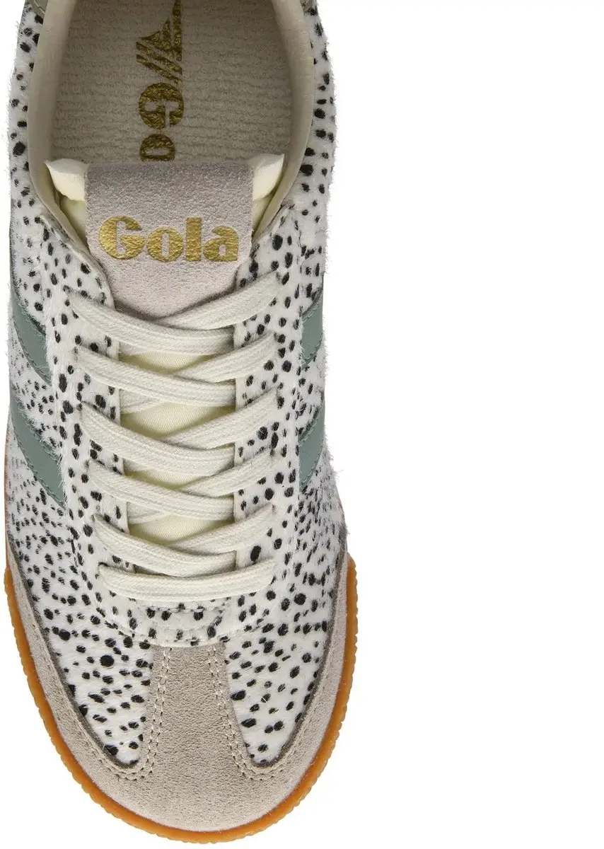 Gola Elan Savanna CLB867 Suède Damesschoenen - 40 - Cheetah/Grijs/Groen