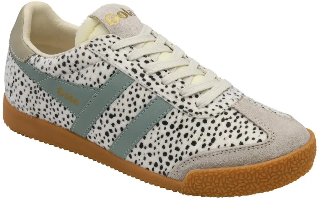Gola Elan Savanna CLB867 Suède Damesschoenen - 40 - Cheetah/Grijs/Groen