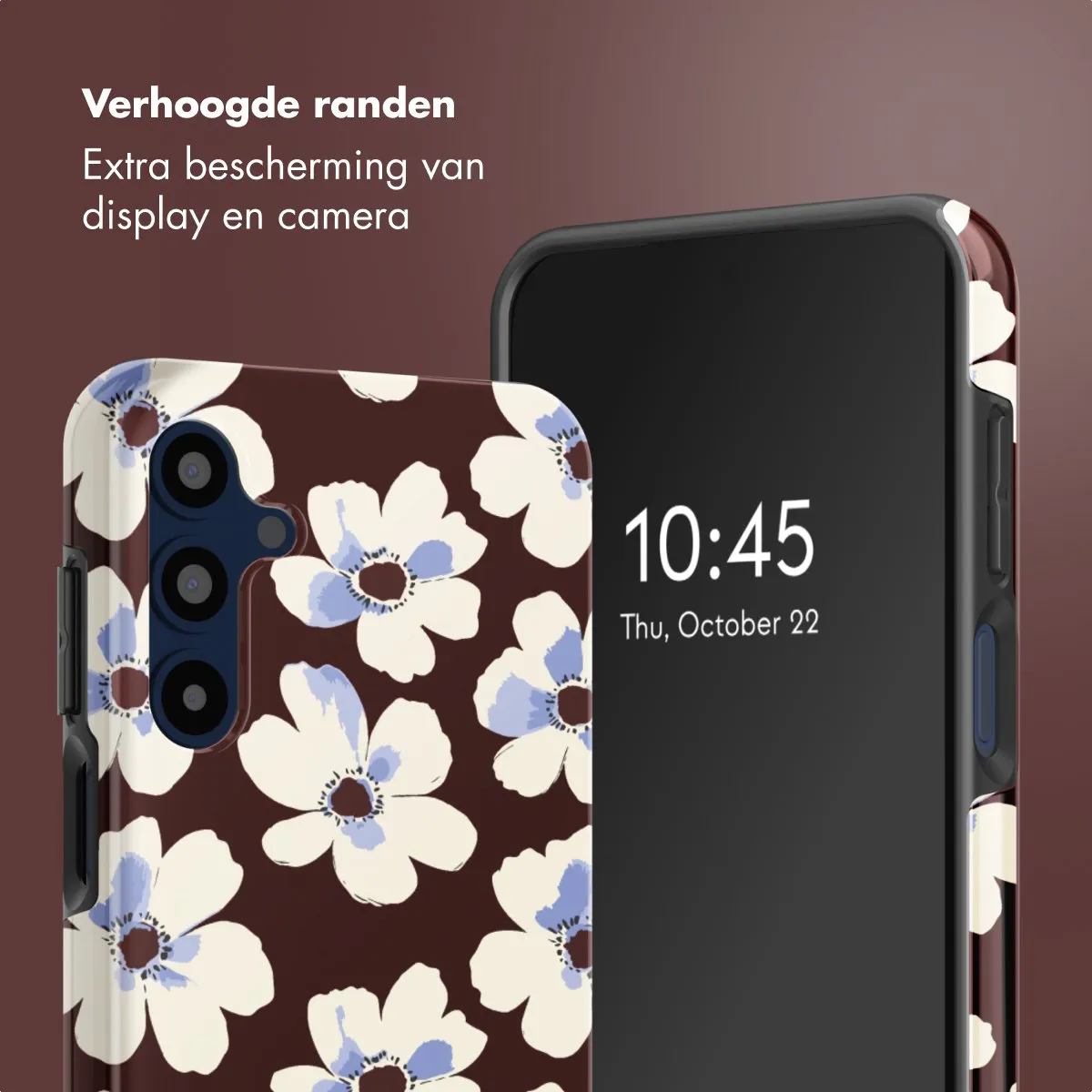 Selencia Hoesje Samsung Galaxy A16 Choco Flower Pop