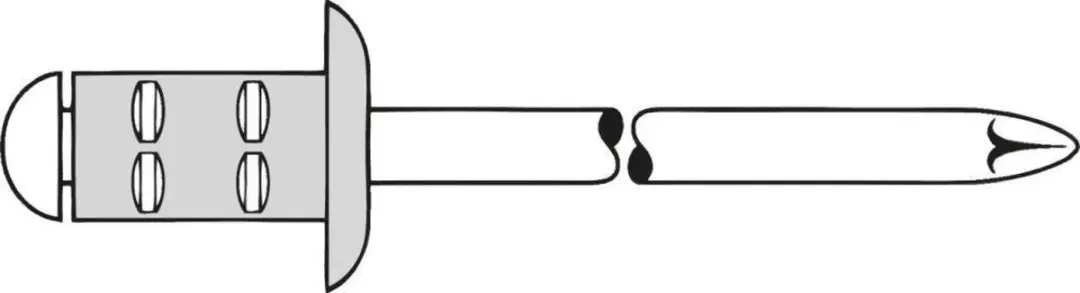 Gesipa 1433827 Popnagel (Ø x l) 4 mm x 13 mm Staal Aluminium 500 stuk(s)