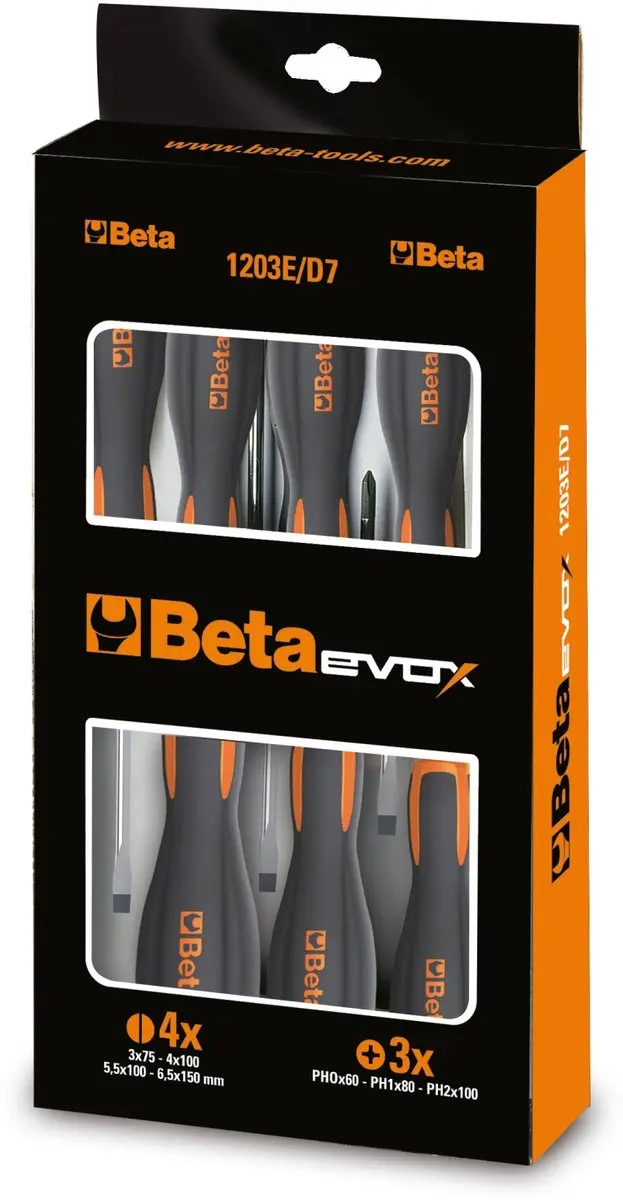 Schroevendraaierset Beta Tools Evox 1203E/D8P