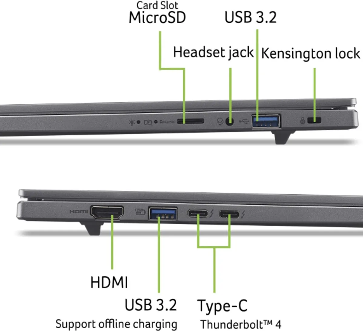 Acer Aspire 16 AI A16-52M-709S Laptop - 16" 120Hz