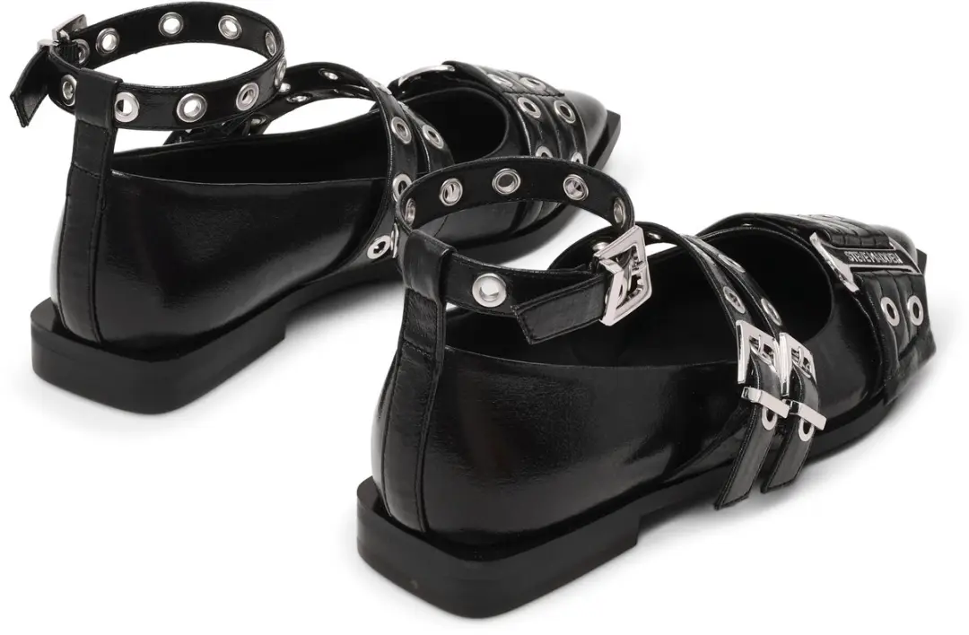 Steve Madden Grander Mocassins 41 - Zwart Crinkle - afbeelding 5 van 5