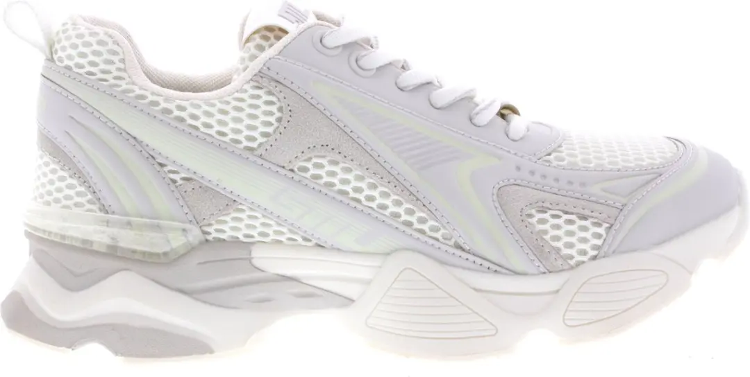 Dames Sneakers Steve Madden Speedster-e Silver Coin Zilver