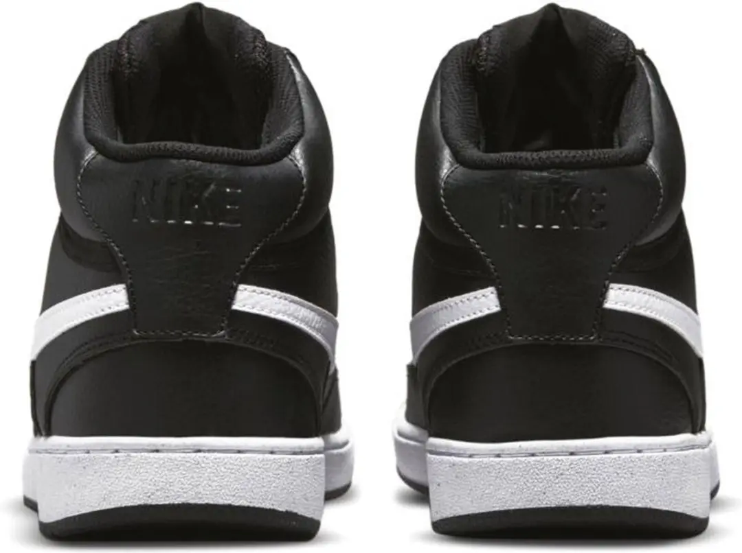 Nike Court Vision Mid Next Nature Sneakers - 45.5 - Zwart/Wit - afbeelding 4 van 6